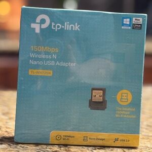 NEW in box TP-Link Nano USB Wi-Fi Adapter - TL-WN725N 150Mbps WiFi